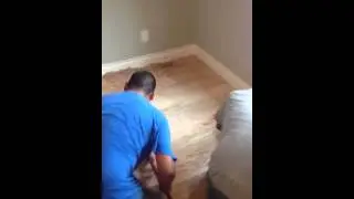 Hand scraped wood floors