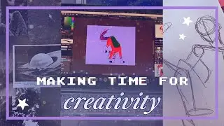Making time for art during a busy month | Studio vlog 02