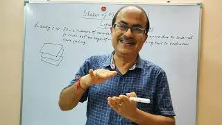 Viscosity of Liquid / States of Matter/ Class 11 /Chemistry /NEET/JEE/ Lecture no-13