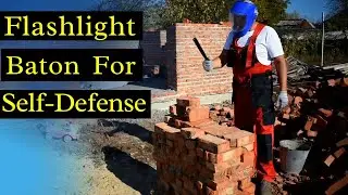 Flashlight Baton for Self-Defense with Aliexpress ⚾ | Demo
