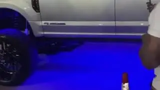 YellaBeezy&rsquo;s baby mom&rsquo;s surprised him with a F250 Super Dirty Truck for his birthday! 🎂🙌💯