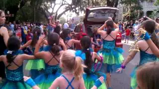 Victoria & Grace W/Kinderstudios Shrimp Fest Parade 5/3/12 6:11 PM