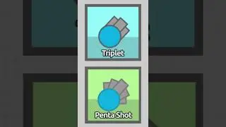 Triplet vs Pentashot 🤔 #diep #diepio #shorts #memes