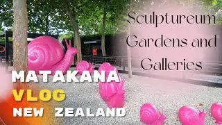 ВЛОГ: Поездка в Matakana, New Zealand, Sculptureum Gardens and Galleries