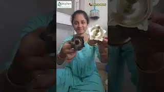கருத்துப்போன பித்தளை பாத்திரம் பளிச்சென்று ஆகிவிடும் | pooja vessel Cleaning | Copper Brass Cleaner