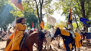 Spectacle Équestre Médiéval Coloré 👸🏰🐎| Amazing Medieval Horse Show – Colorful & Historic