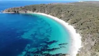 Jervis Bay South Coast NSW Australia drone montage