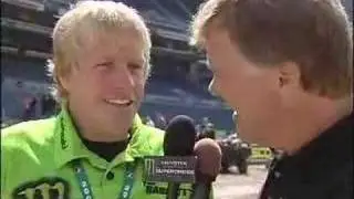 Supercross - Seattle - Kelly Smith Interview