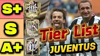 FCMobile:จัดอันดับนักเตะที่ดีที่สุดTier List Glorious Eras Juventus