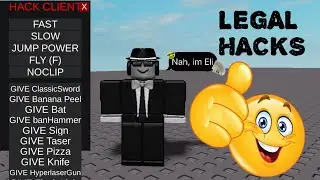 i Added LEGAL HACKS to Roblox... 