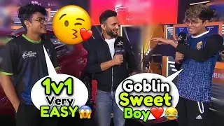 Jonathan Vs Goblin Interview in Finals 💛🚀