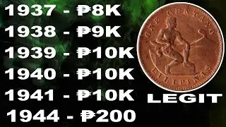1944 1 CENTAVO LEGIT PRICE, 1941,1940,1939,1938,1937 WORTH 10K LEGIT PRICES BAKA MERON KAYO