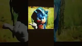 sonic movie I'm wet I'm cold there's a fish on my head