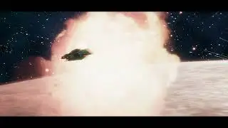 Battlestar Galactica Deadlock Resurrection  Mission 3. Galactica, one Jupiter 1, and two Artemises