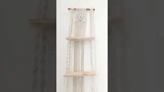 #Diy  DIY BOHO WALL SHELF  #shorts #trending #viralshorts #easydiy #howto #boho