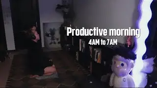 4AM to 7AM｜Meditating,Training,Cooking&Little Hobbies｜slow living in China🐈