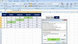 Excel Conditional Formatting In Tamil | Mokka Pandrom