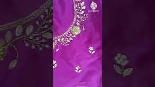 simple maggam work blouse customization available design what's app  9703563878