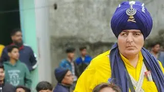 खालसा जज़्बे का हैरतअंगेज़ दृश्य | Shri Govind Singh Shobha | खालसा | Gurudwara Amroha | Live Amroha