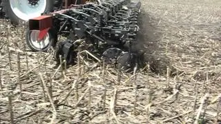 Yetter HR Plus Maverick with VTA kit in standing corn stalks