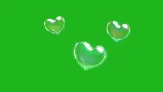 4K Green Screen Floating Heart Bubble [FREE DOWNLOAD/NO COPYRIGHT]