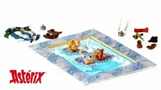 Asterix, Obelix and Dogmatix Pool trouble - Pixi metal figurines Pixi