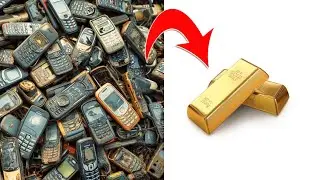 Gold Recovery From Mobile Phones | Electronics E-Waste Bangla  |  পুরনো মোবাইল ভেঙে লাখ টাকার সোনা! 