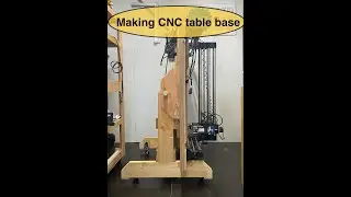 How I built a moblile cnc table for a small workshop. #cnc #woodworkerlife