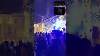 New year celebration in Padova, Italy 🎉🇮🇹