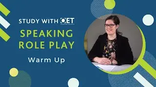 Speaking Role Play (Nursing): Warm-Up
