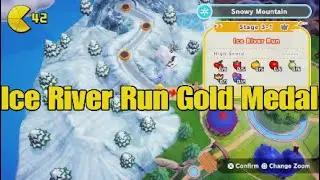 Ice River Run Gold Medal Time Trial Pac Man World 2 Re Pac