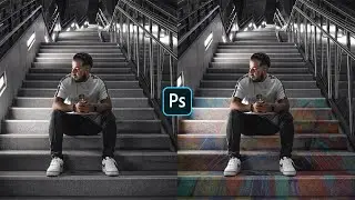 How to add paint to the stairs using 