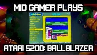 R36S Mid Gamer Plays 'BallBlazer' 1986 [ATARI 5200]