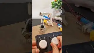 Hydraulic crane _ DC Motor | #dcgearmotor #techexperiments #dcmotor #diy #techdiy