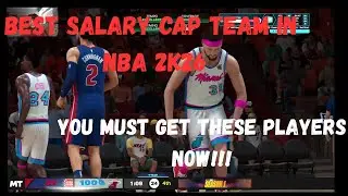 Best MyTeam Salary Cap team for NBA 2K26