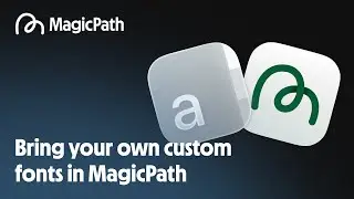 Use your own fonts in MagicPath