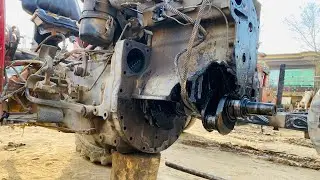 Tractor engine was badly broken due to overheat.Genius mechanic fixed it perfectly.