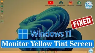 ✅ How To Fix Monitor Yellow Tint Screen in Windows 11 | Solve Yellow Screen Tint Problem
