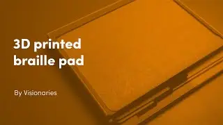 3D Printed Braille Book