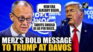 Germany’s Merz sends bold message to Trump from World Economic Forum 2026