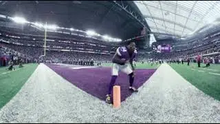 Vikings-Lions 360 Video Highlights