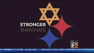 Rendition Of Pittsburgh Steelers Logo Sends Message 'Stronger Than Hate'