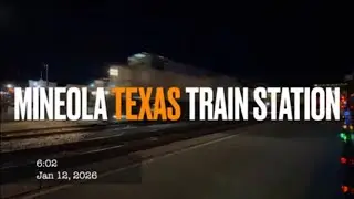 Mineola Texas Train Station Camera4 January 12, 2026 0602 AM 4K 30fps