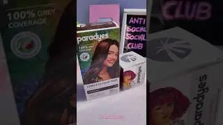 𖹭 ⊹ ࣪ ˖ Paradyes unboxing - Carola Pink💖 Timeless Hair Tint | Dark Brown🤎 #haircolor #shorts