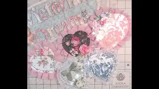 My Paper Hanging Lace Heart D&eacute;cor & Tutorial Enchanted Heart@annagriffinvideos  Glue Gun Chronicles