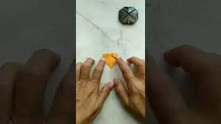 Origami lion (part 1 - make lion head) #shorts
