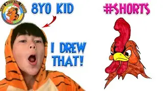 8yo Autistic Savant Draws - Farmyard Symphony | Disney's Silly Symphonies #shorts
