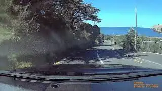 Slow drive to Taylors Mistake in Christchurch NZ