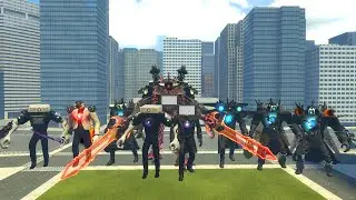 BROKER UPGRAGED TITAN CAMERMAN ,LASERMAN TITAN VS ASTRO HYDRA ,JACKED MUTANT LASER In Garry's Mod