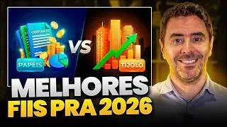 Fundos Imobiliarios para 2026: papel x tijolo?